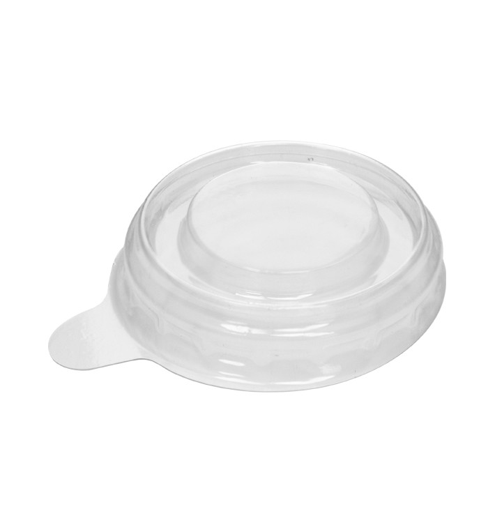 Couvercle PET Transparent Pot à sauce 30ml Ø4,4cm (50 Utés)