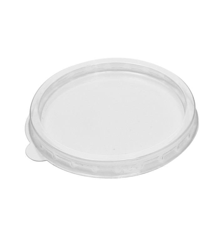 Couvercle PET Transparent Pot à sauce 60ml Ø6,7cm (2.000 Utés)