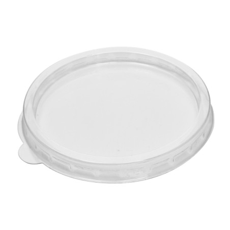 Couvercle PET Transparent Pot à sauce 60ml Ø6,7cm (2.000 Utés)