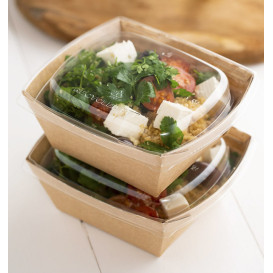 Kraft Rechthoekige Saladebak 375ml 15x12x5cm (400 Stuks)