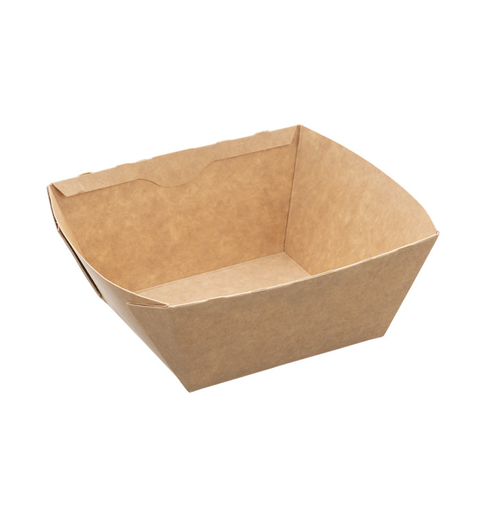 Kraft Rechthoekige Saladebak 500ml 15x12x6cm (400 Stuks)