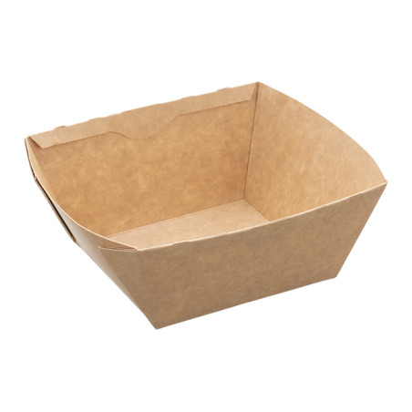 Kraft Rechthoekige Saladebak 500ml 15x12x6cm (400 Stuks)