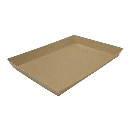 Plateau Kraft-Kaft pour Boîte avec fenêtre 33x23x3cm (50 Utés)