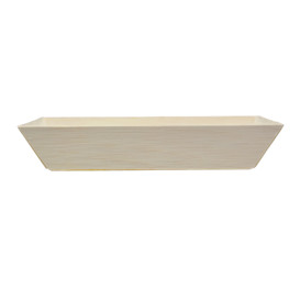 Plateau jetable en bois 15,5x8,5x2,8cm 250ml (100 Unités)