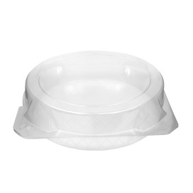 Boîte à charnière Pour Pâtisserie PET Ø27x8cm (100 Utés)