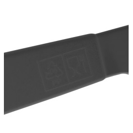 Couteau Réutilisable Durable PP Minéral Anthracite 18,5cm (180 Utés)