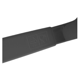 Cuillère Réutilisable Durable PP Minéral Anthracite 18,5cm (180 Uds)