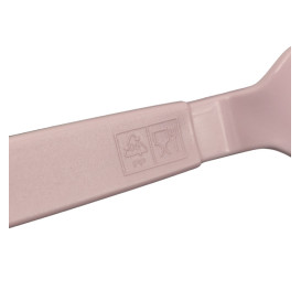 Fourchette Réutilisable Durable PP Minéral Rose 18,5cm (6 Uds)