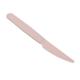 Couteau Réutilisable Durable PP Minéral Rose 18,5cm (6 Utés)