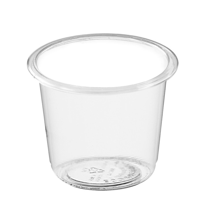 Pot PLA Transparent à Sauce 30ml Ø4,5cm (5.000 Utés)