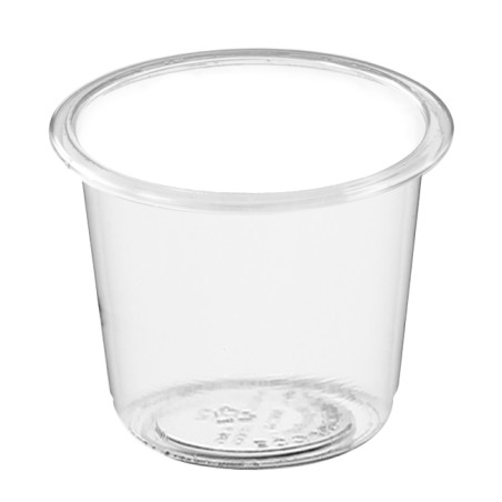 Pot PLA Transparent à Sauce 30ml Ø4,5cm (5.000 Utés)