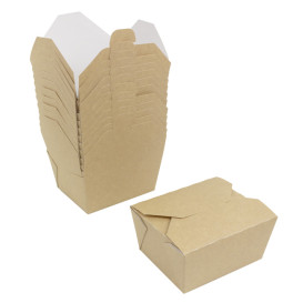 Boîte Américaine Kraft 11,8x9x6,3cm (25 Utés)