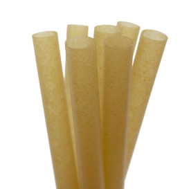 Paille Éco Droite en Canne à Sucre Ø1,2cm 15cm (50 Utés)