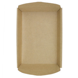 Bakvorm van papier kraft 12x8x2,5cm (50 stuks) 