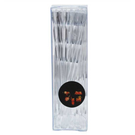 Plastic roerstaafje PS transparant 9cm (1000 stuks)