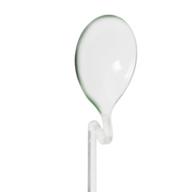 Proeving lepel PS Gebogen "Water groen" 8cm (500 stuks)