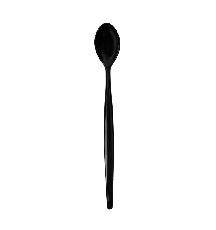 Cuillère à Glace en PS Noire 21cm (100 Utés)