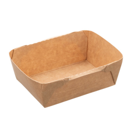 Barquette Deli2Go en Kraft 125ml 10,8x8,2x3,5cm (125 Utés)