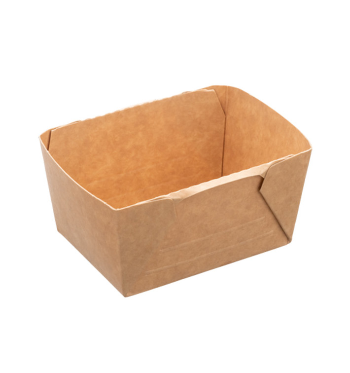 Saladier Deli2Go en Kraft 250ml 10,8x8,2x5cm (50 Utés)