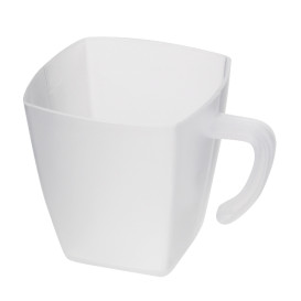 Herbruikbaar Fingerfood Becher “Koffie” PP 4,8x4,8x4,8cm 60ml (200 Stuks)