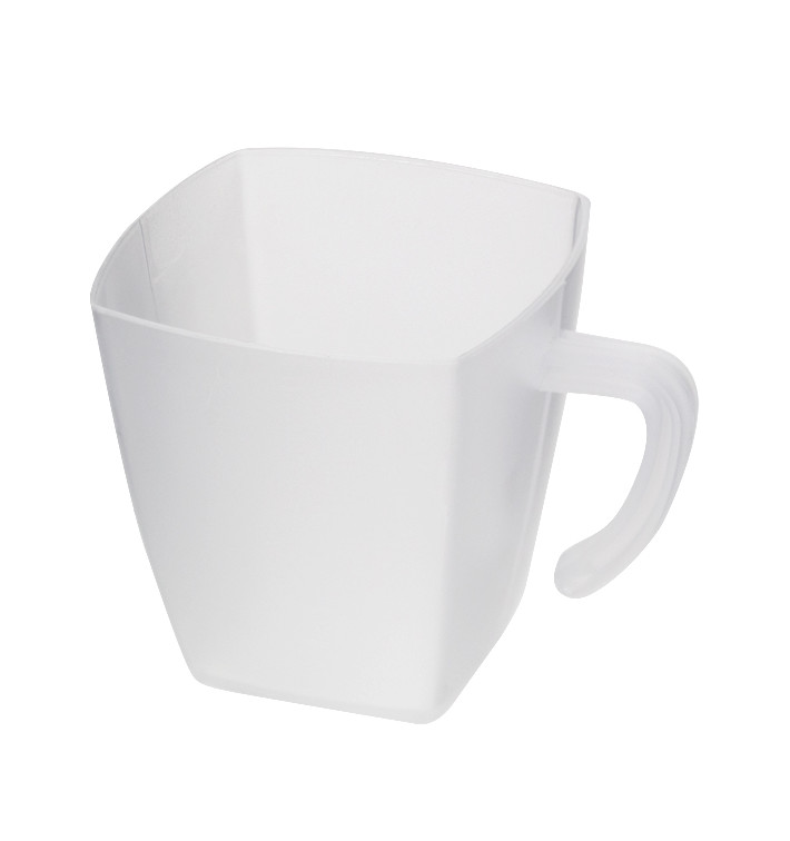 Herbruikbaar Fingerfood Becher “Koffie” PP 4,8x4,8x4,8cm 60ml (200 Stuks)