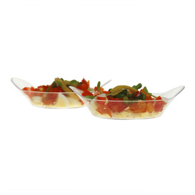 Fingerfood Bord met Handgrepen PS 8,4x6,5x2,2cm 30ml (20 Stuks)