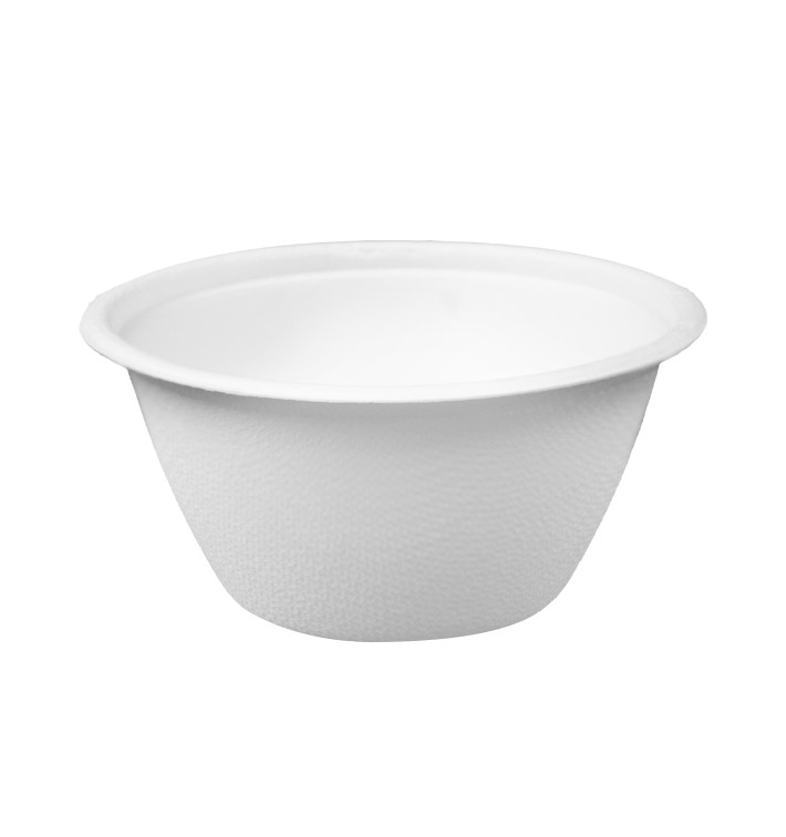 Bol en Canne à Sucre Blanc 180ml Ø9,5cm (1.000 Utés)