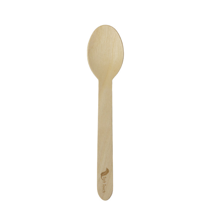 Cuillère en Bois “Soft” 16cm (2.400 Utés)