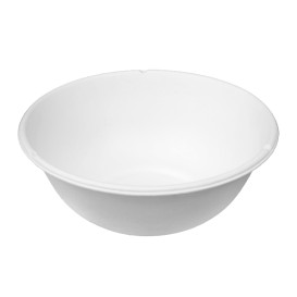 Bol Canne à Sucre Bagasse Blanc 1360ml (400 Utés)