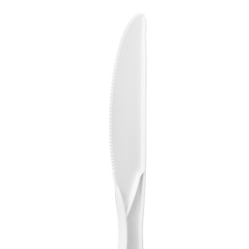 Couteau Biodégradable CPLA Blanc 18cm (1500 Utés)