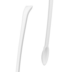 Agitateur Réutilisable en CPLA pour Café Blanc 13cm (100 Utés)