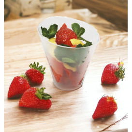 Verrine Dégustation Réutilisable Conique PP 6x3x6,5cm 65ml (25 Utés)