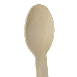 Cuillère en Bois “Soft” 16cm (100 Utés)