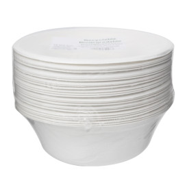 Bol en Canne à Sucre Blanc 600ml Ø15,5cm (25 Utés)