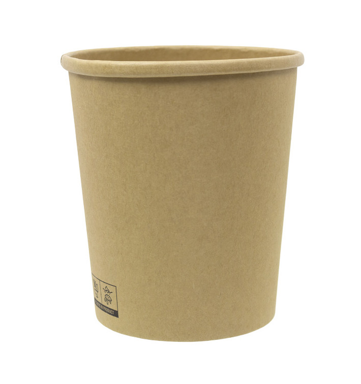 Pot en Carton Kraft 1.000ml Ø11,6cm (25 Utés)