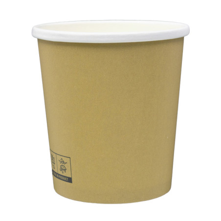 Pot en Carton Kraft 450ml Ø9,8cm (500 Utés)