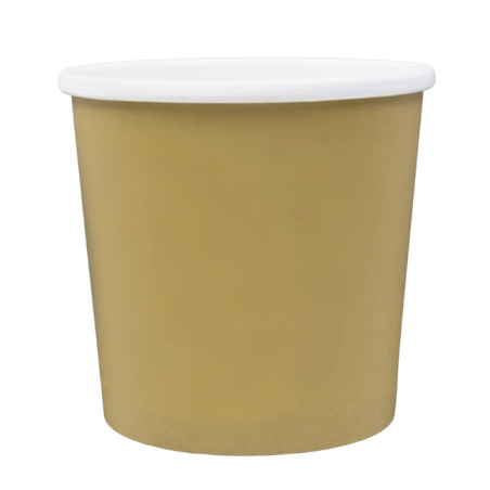 Pot en Carton Kraft 750ml Ø11,7cm (25 Utés)