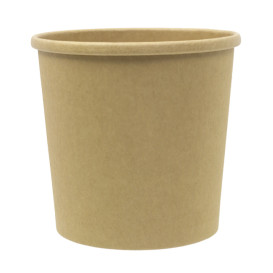 Kraft Kartonnen Pot 750ml Ø11,7cm (25 Stuks)