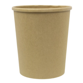 Pot en Carton Kraft 1.000ml Ø11,7cm (375 Utés)