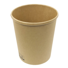 Pot en Carton Kraft 1.000ml Ø11,7cm (375 Utés)