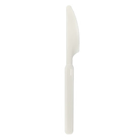 Couteau Réutilisable Durable PP Crème 18,9cm (20 Utés)