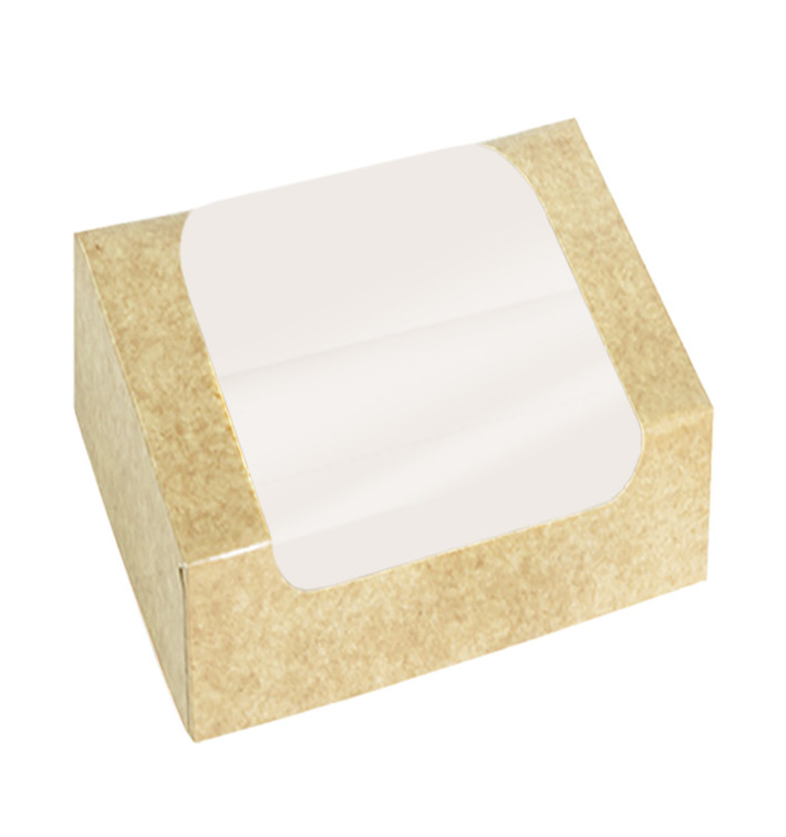 Boîte en Carton Rectangulaire PackiPack Vision Kraft 13x11x8cm (50 utés)