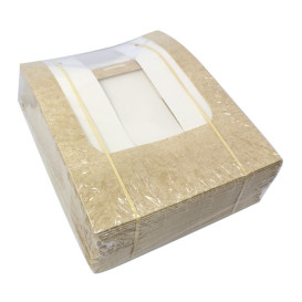 Boîte en Carton Carrée PackiPack Vision Kraft 28x28x10cm (25 Utés)