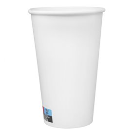 Gobelet Carton 16 Oz/500ml Blanc Ø9cm (25 Utés)