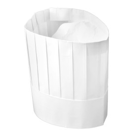 Toque en TST Cuisinier Chef Blanc (10 unités)