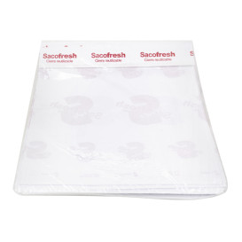 Herbruikbare Zakken van PE-Papier Zelfklevende Flap Sacofresh Rood 30x25cm (1.200 Stuks)