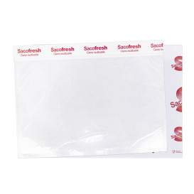 Herbruikbare Zakken van PE-Papier Zelfklevende Flap Sacofresh Rood 30x36cm (100 Stuks)