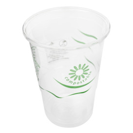 Sustainable Earth PLA Beker Transparant 250ml Ø7,3cm (500 stuks)