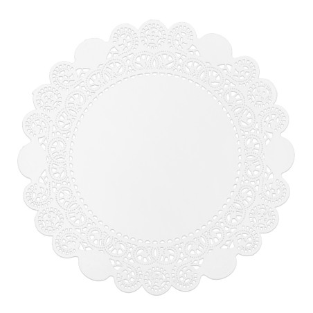 Dentelle en Papier Blanc Ø12cm (2.000 Utés)