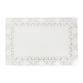 Dentelle Rectangle en Papier 25x37cm (250 Utés)